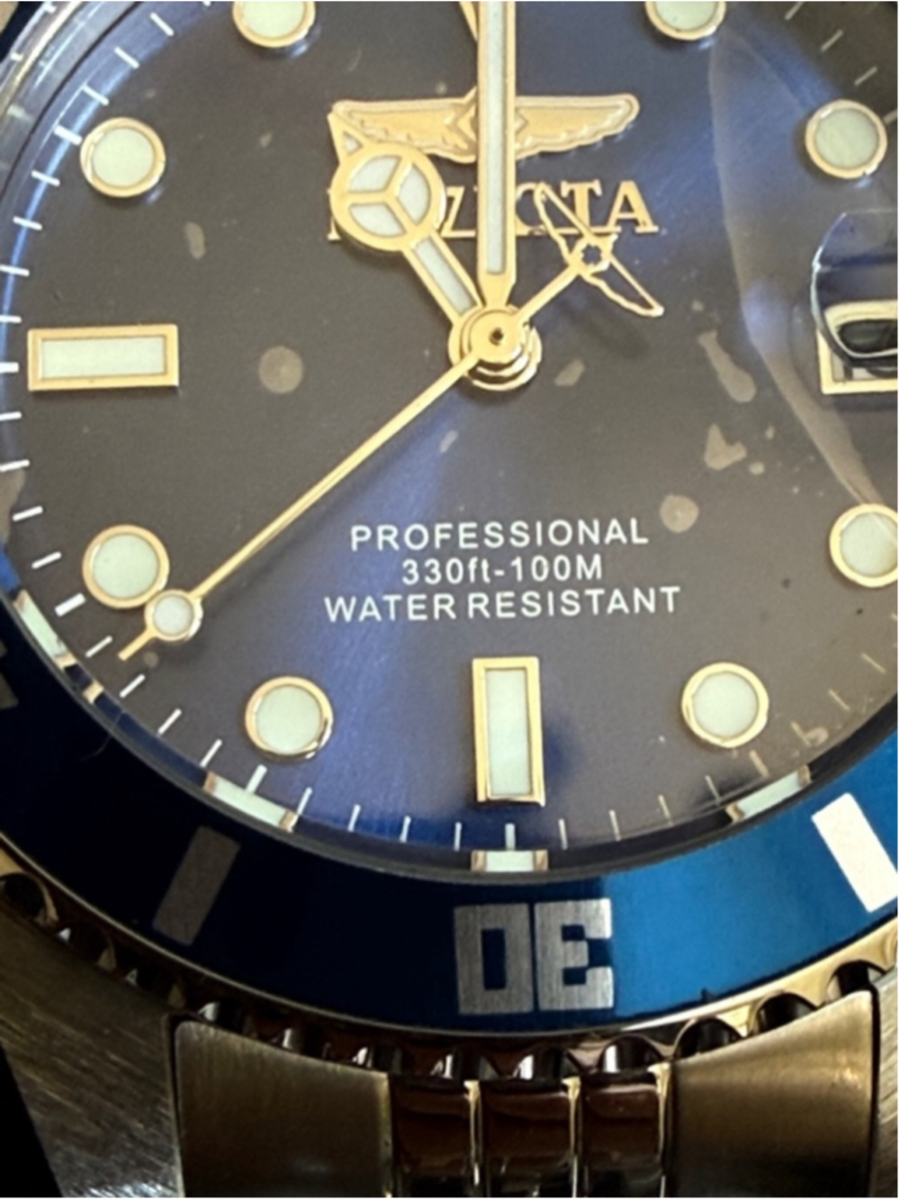 Invicta Pro Diver Lady Stainless Steel Watch Blue Dial Waterproof NWT - Picture 2 of 8